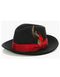 Mens Hat - Black ~ Red