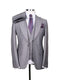 Big Lapel - Wide Lapel - Tom Ford Style Suit - Ticket Pocket - Gray