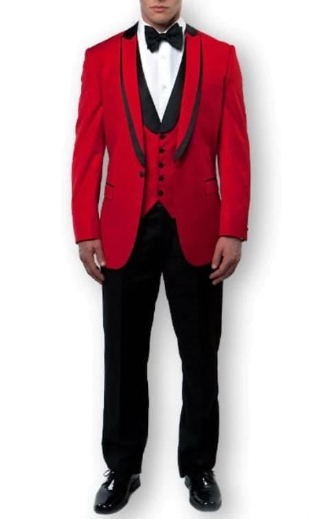 valentine blazer - valentines day Tuxedo - Red Tuxedo