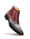 Mezlan Mens Grey Multi Color Wingtip Spectator Ankle Boot