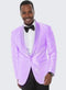 Lavender Paisley Tuxedo Jacket Slim Fit
