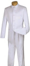 Wedding Groom Suit - Prom 2026 Tuxedo Suit - No Collar Weddig Tuxedo - White