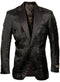 BLACK ~ BLACK Mens Blazer - Wedding Gold