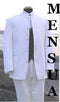 Mandarin Collar Tuxedo - Mandarin Tuxedo - No Collar Suit - White Suit