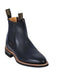 Deerskin Cowboy Boots - Black Deerskin Boots - Deer Boots - Deer Skin Boots