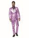 Shiny Metallic Party Lavender Suit