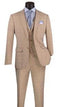 Beige Slim Fit Suit - AlbertoNardoniStore