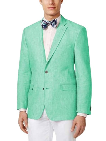 Mens Blazer - Mint Green Sport Coat - Summer Blazer