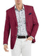 Linen Blazer - Burgundy Linen Sportcoat