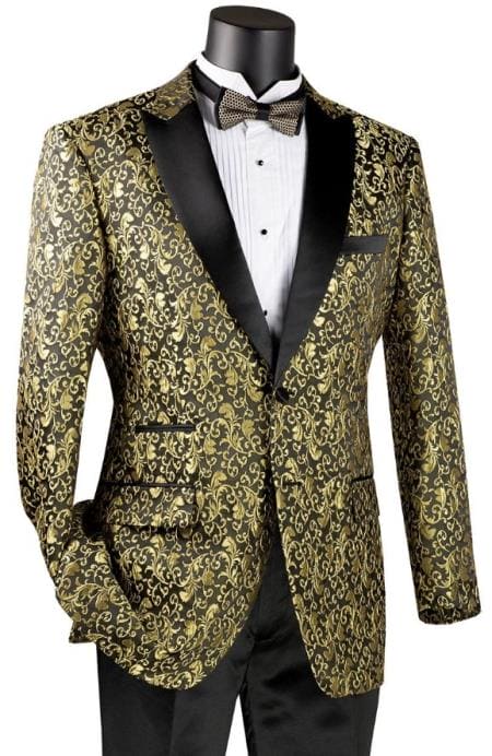 Gold and Black Suit - Black and Gold Prom Suits Jacket ...