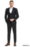 3 Piece Plaid Suit - Black Mens Plaid Suit