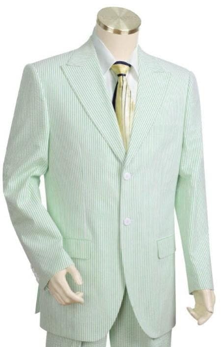 Mens Light Green Suit - Neon Green Suit