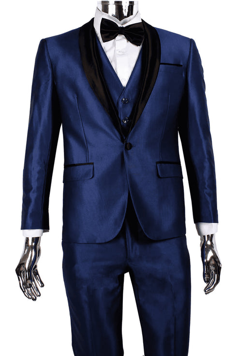 Cobalt Blue Tuxedo  - Mens Saphire Wedding Tuxedo - Cobalt Blue Tuxedo