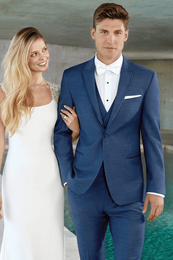 Indigo Blue Tuxedo  - Mens Indigo Wedding Tuxedo - Cobalt Blue