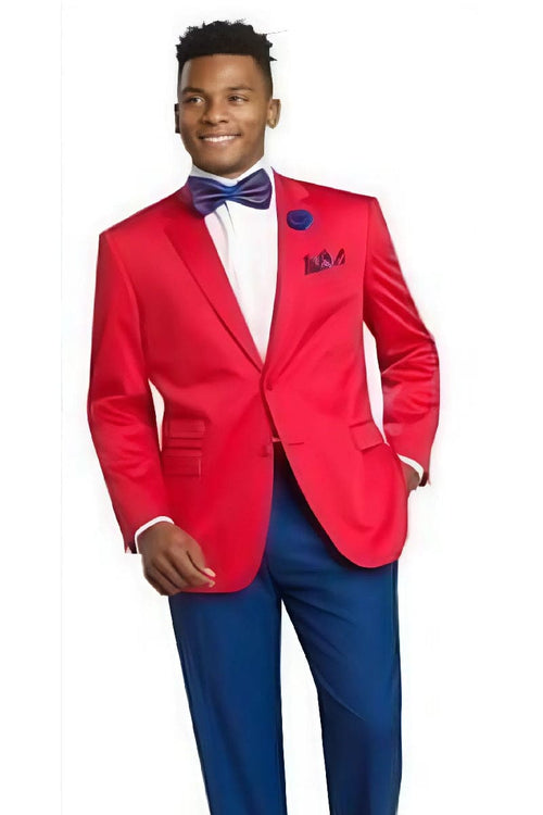 Dinner Jacket - Red- Mens Wholesale Blazers