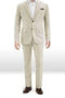 Mens Beige Tweed Suit