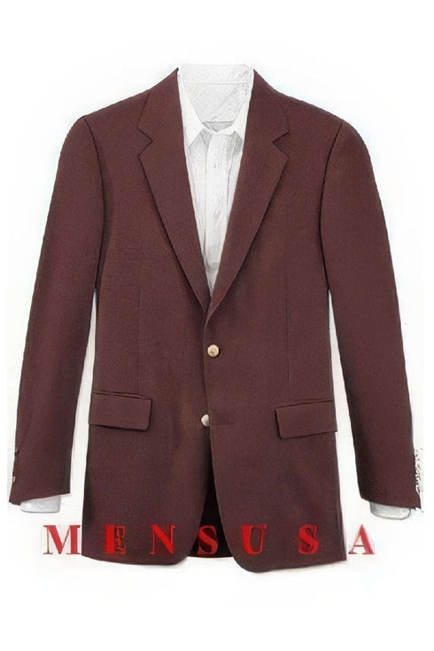 Wholesale Mens Jackets - Wholesale Blazer - Dark Burgundy ~ Maroon ~ Wine