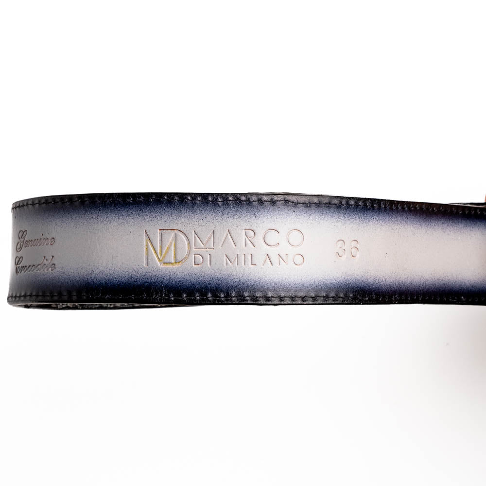 Marco Di Milano Iowa Belt - Stone Gray Leather Loafer