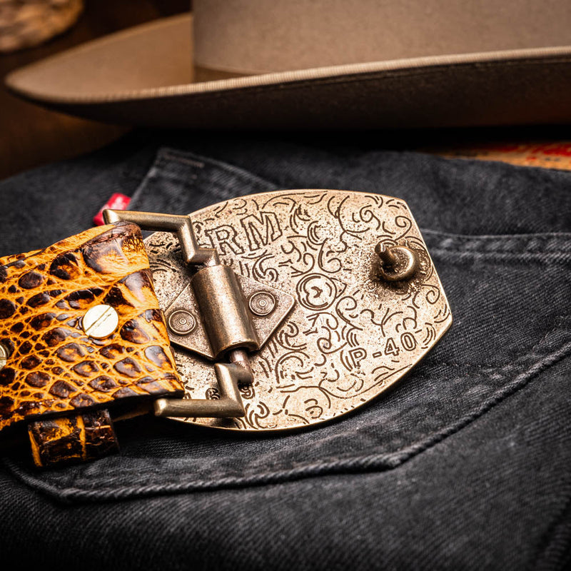 Marco Di Milano Iowa Belt - Mustard Brown Leather Loafers
