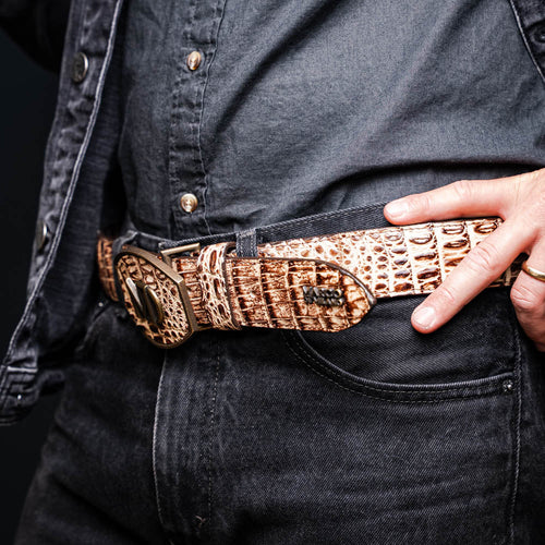 Marco Di Milano Iowa Belt Stone Orix Leather Shoe
