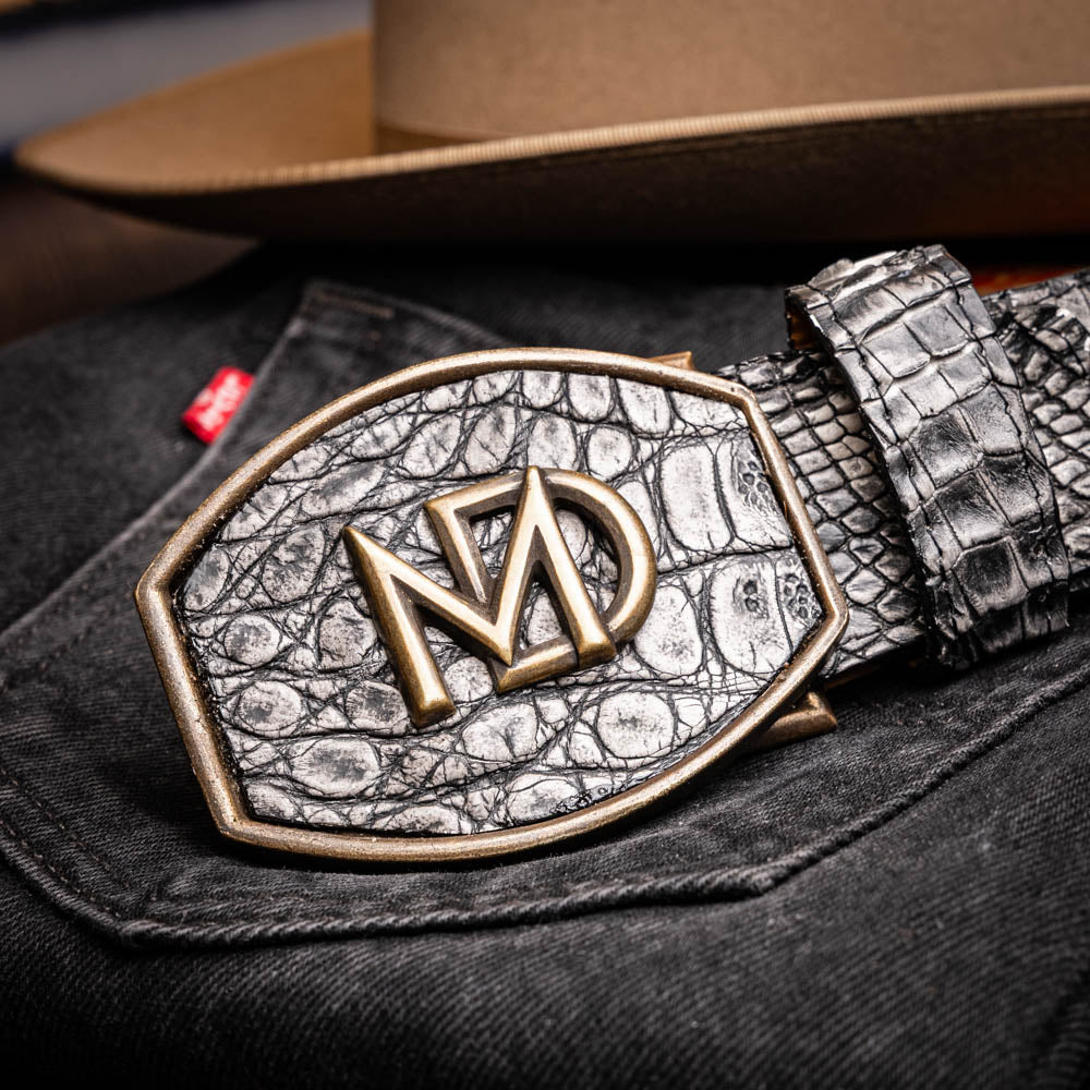 Marco Di Milano Iowa Belt - Stone Gray Leather Loafer