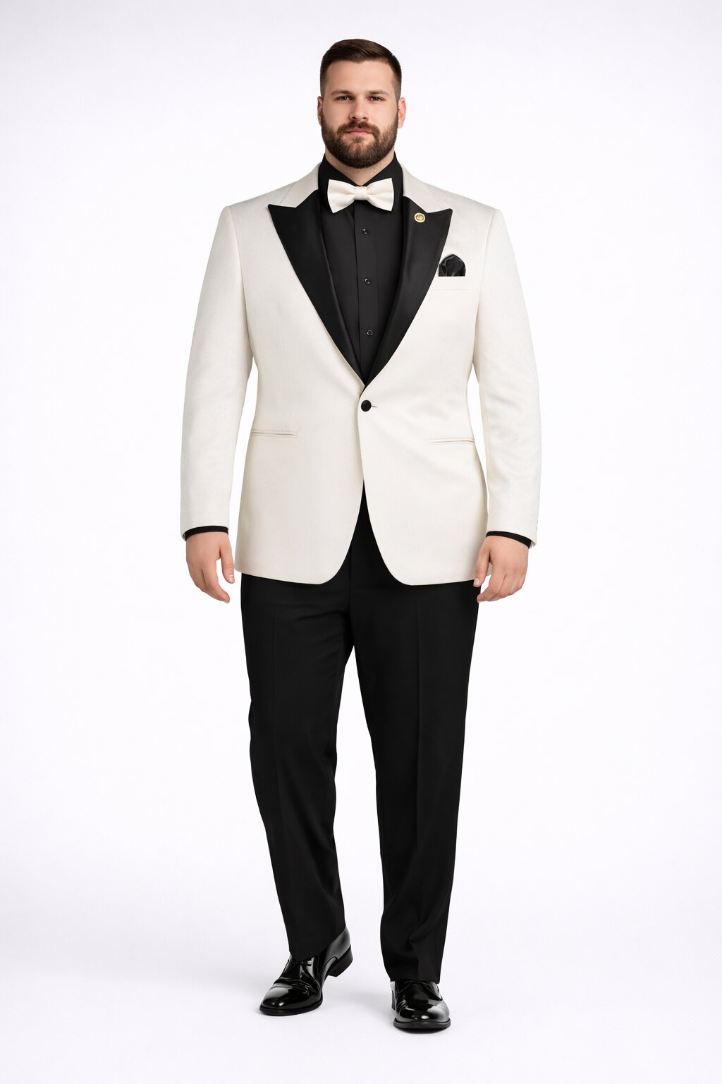 Ivory Formal Suit for Men – Stylish Church and Celebration Outfit