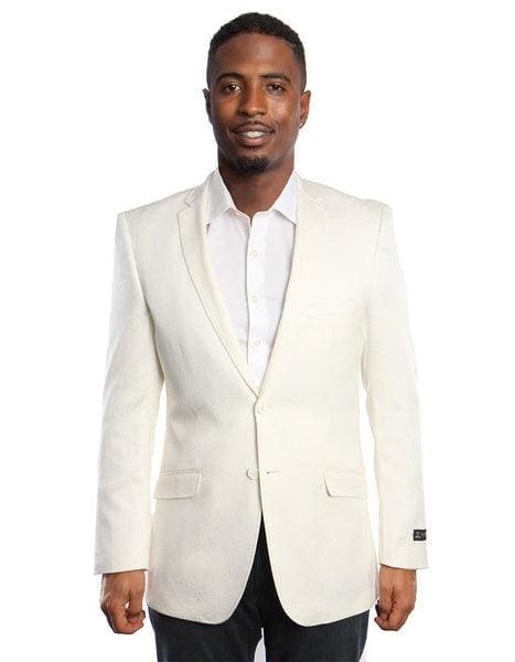 Ivory Tuxedo Jacket - Ivory Dinner Jacket - AlbertoNardoniStore