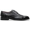 Marco Di Milano John Woven Caiman Crocodile Oxfords Black