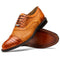 Marco Di Milano John Woven Caiman Crocodile Oxfords Brandy