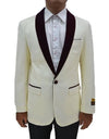 Ivory Tuxedo Jacket - Ivory Dinner Jacket - AlbertoNardoniStore