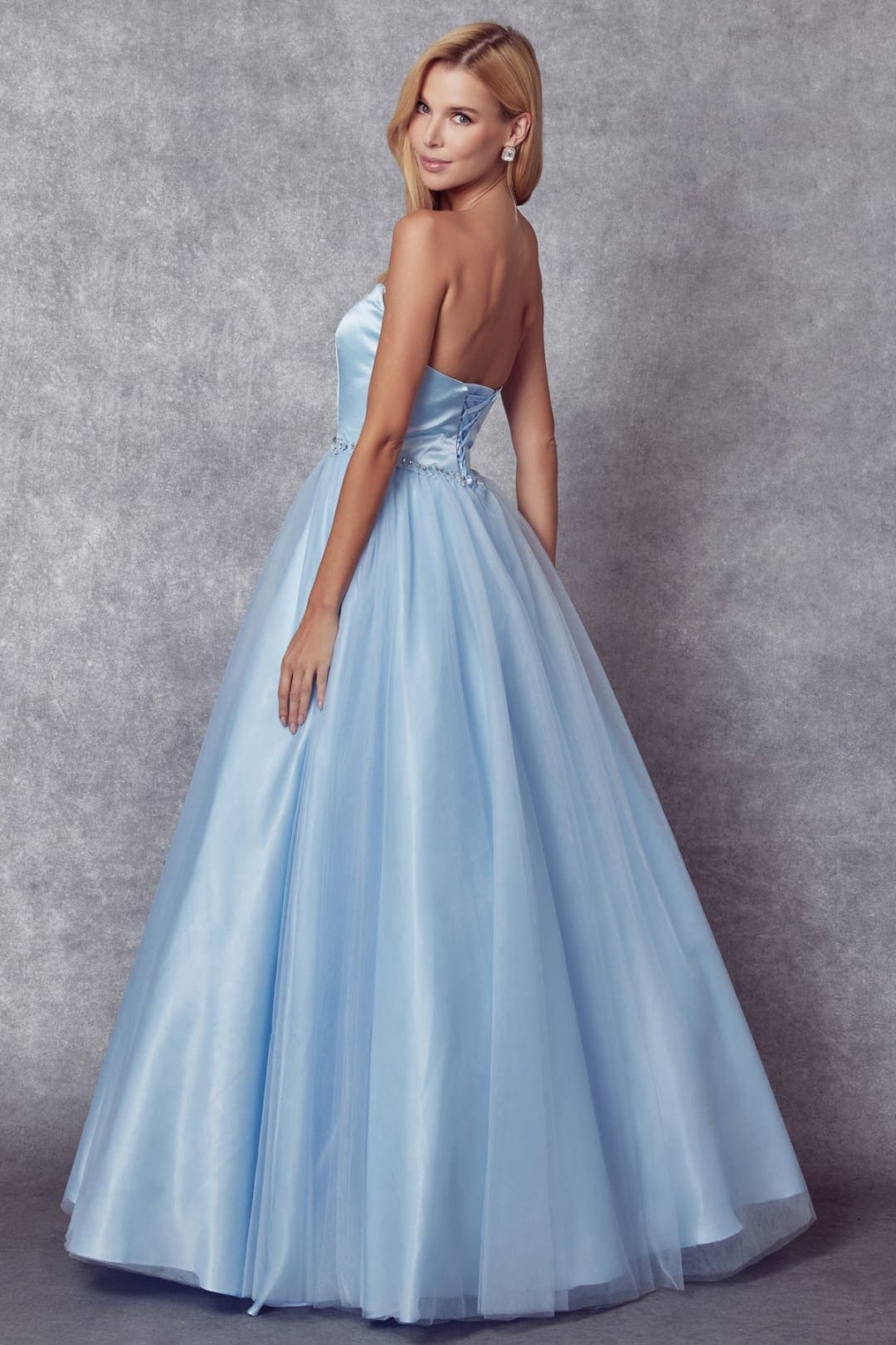 Juliet 265 Sweetheart Strapless Long Pageant Formal Gown