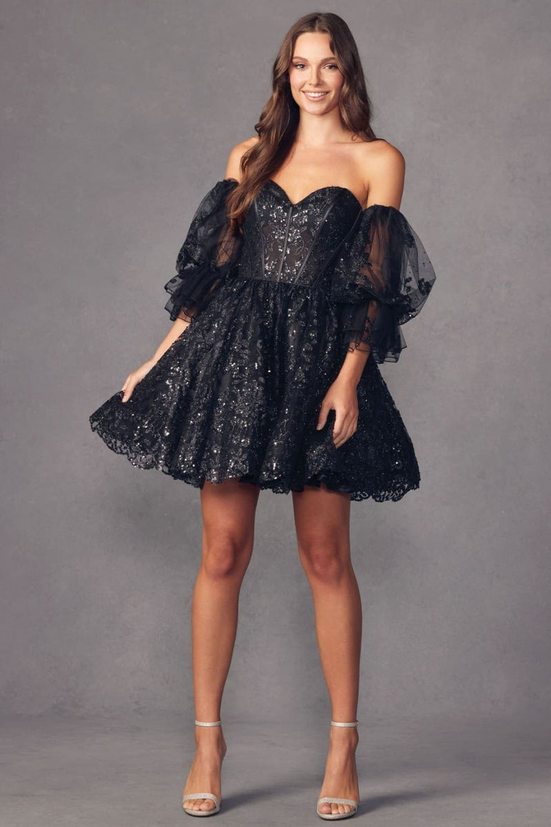 Dama Dresses for Quinceanera in Black Style 895 Quince Outfit