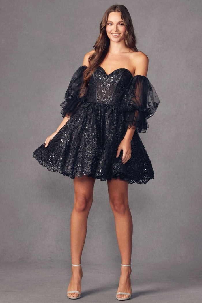 Dama Dresses for Quinceanera in Black Style 895 Quince Outfit