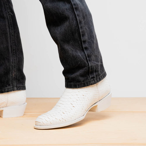 Marco Di Milano Kansas White Leather Luxury Shoe
