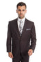 "Modern Fit Men's Business Suit - Two Button Dark Grey"