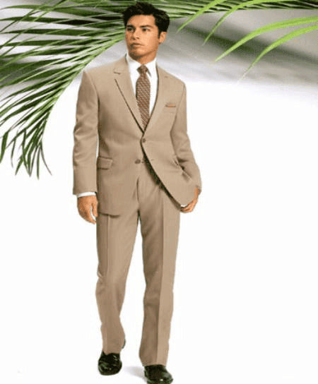 Khaki Wedding Suits - AlbertoNardoniStore