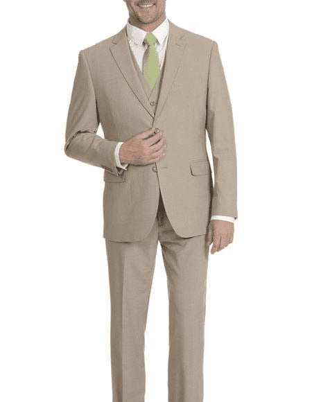 Khaki Wedding Suits - AlbertoNardoniStore