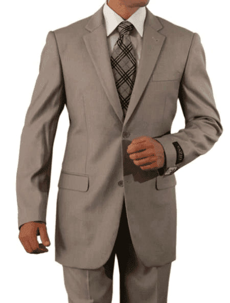 Khaki Wedding Suits - AlbertoNardoniStore