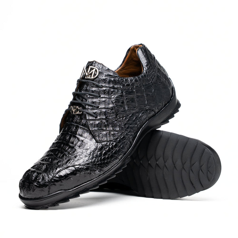 Marco Di Milano Kratos Black Leather Luxury Shoe
