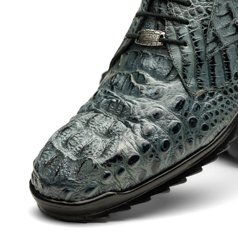 Marco Di Milano Kratos Gray Leather Luxury Shoe