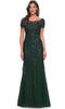 La Femme 29792 Bateau Illusion Formal Dress