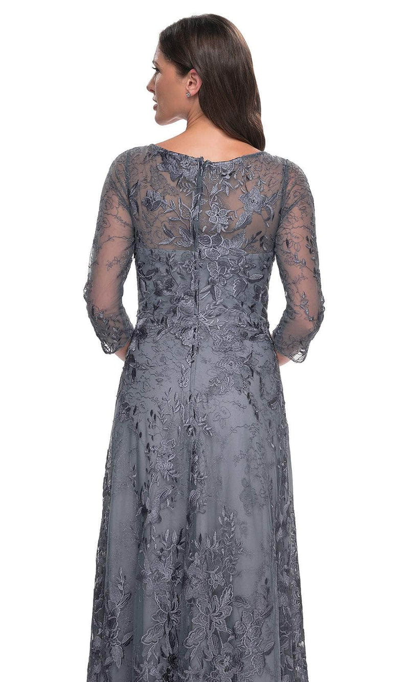La Femme 30060 Bateau A-Line Formal Dress