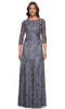 La Femme 30060 Bateau A-Line Formal Dress