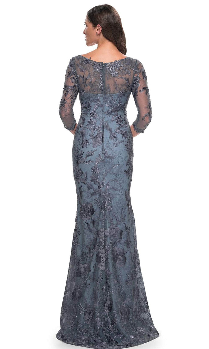 La Femme 30130 V-Neck Sheath Formal Dress