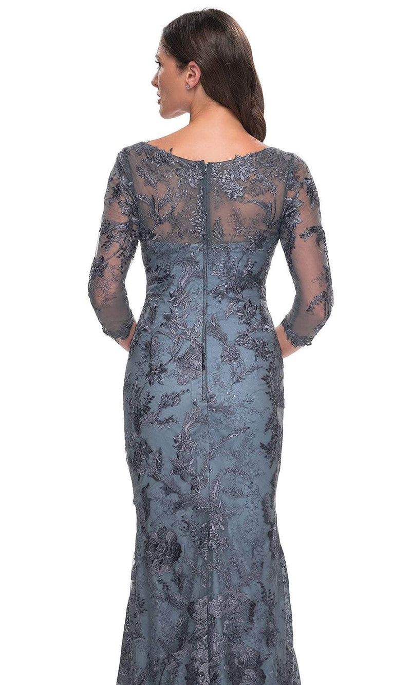 La Femme 30130 V-Neck Sheath Formal Dress