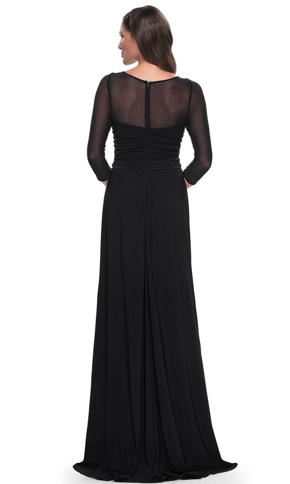 La Femme 30230 Illusion Sheath Formal Dress