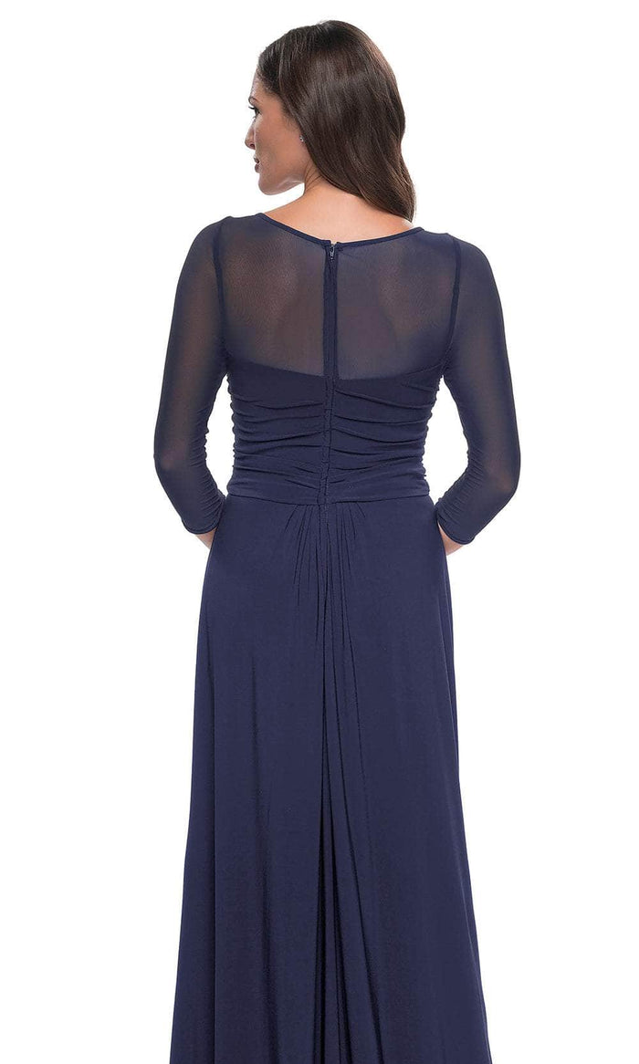 La Femme 30230 Illusion Sheath Formal Dress