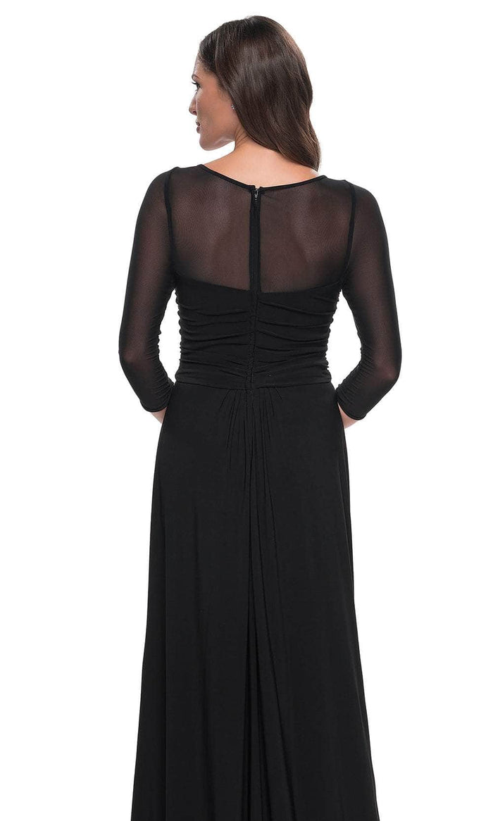 La Femme 30230 Illusion Sheath Formal Dress