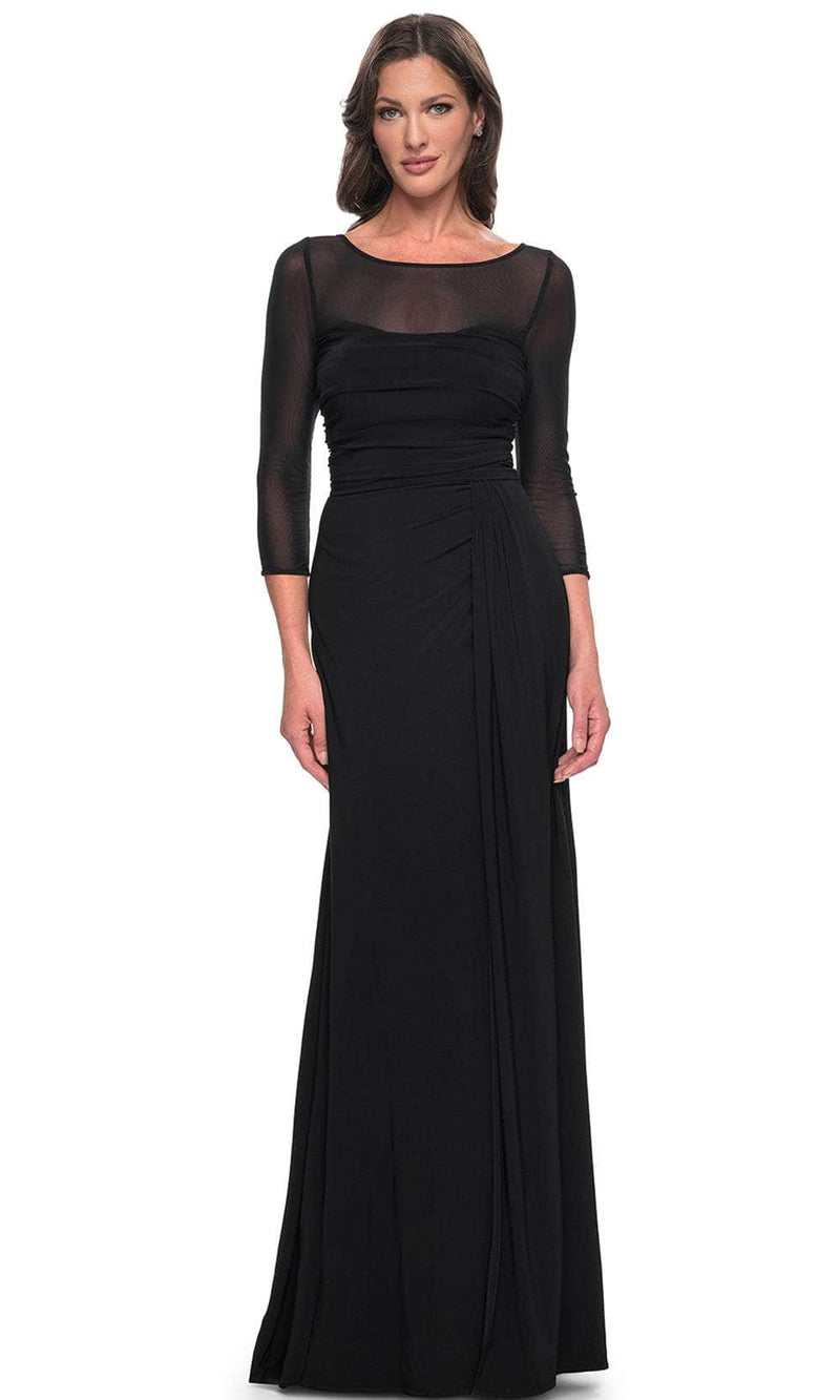 La Femme 30230 Illusion Sheath Formal Dress