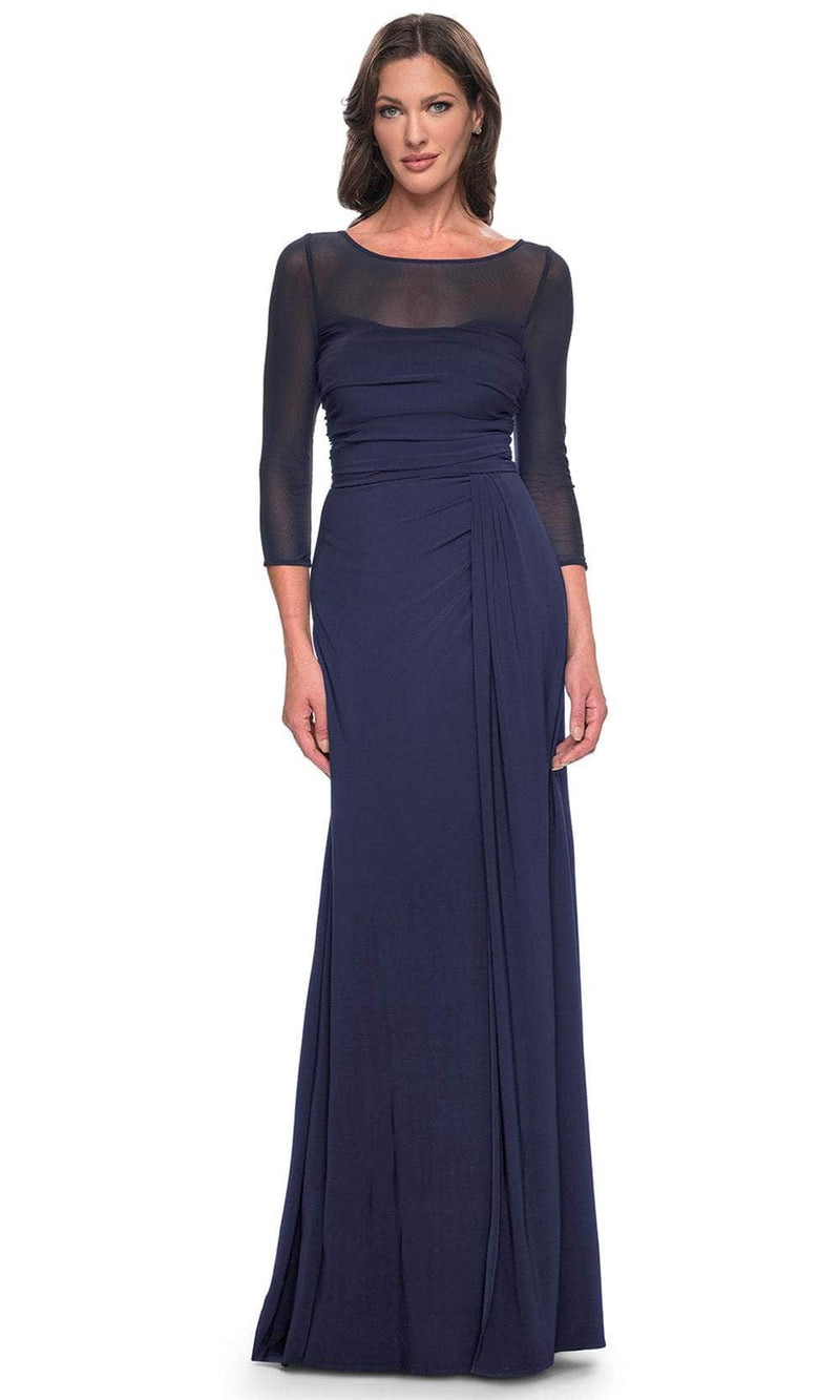 La Femme 30230 Illusion Sheath Formal Dress